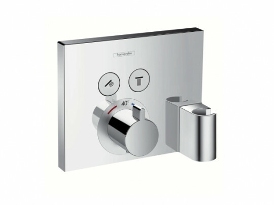 Hansgrohe ShowerSelect Thermostat Unterputz fr 2 Verbraucher, mit Halter