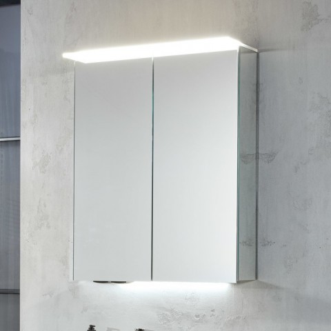 Sanipa Reflection LED Alu-Spiegelschrank Anny