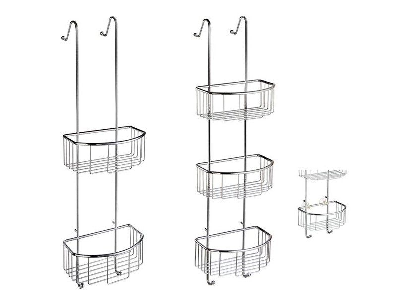 Produktbilder Smedbo Sideline Basic Duschregal mit Glaskantenhaken