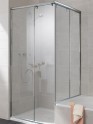 Sprinz Topas Eckeinstieg-Duschkabine mit Gleittür 2-teilig für Badewannenrand Bild 1