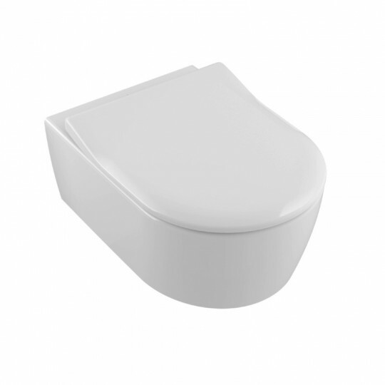 Villeroy & Boch Avento Wand-WC splrandlos Combi-Pack | Slimseat