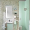 burgbad Badspiegel mit vertikaler LED-Beleuchtung für Gästebad Bild 3