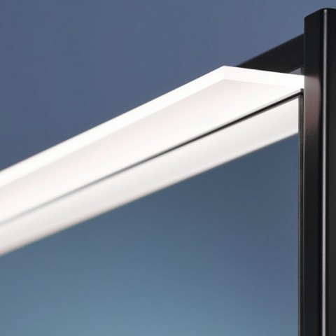 burgbad Sys30 LED-Aufsatzleuchte horizontal (fr burgbad Spiegel / Spiegelschrank Massflexibel)