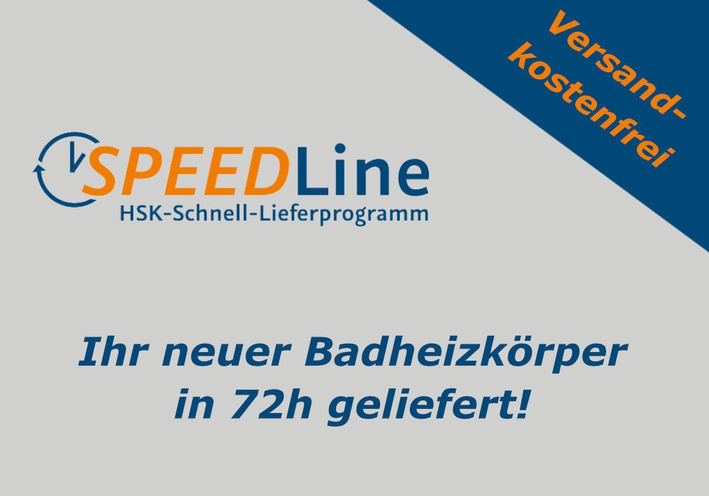 HSK Badheizkrper im Speedline Expresslieferung