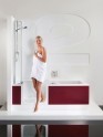 Artweger Twinline 2 Badewanne im Set mit Duschtür ungeteilt Bild 4