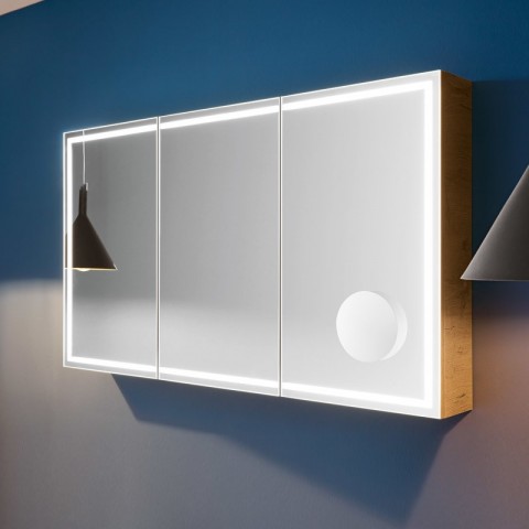 Badea Spiegelschrank mit umlaufender LED-Beleuchtung