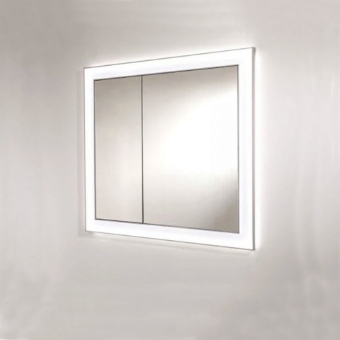 Badea Wandeinbau-Spiegelschrank mit LED-Umrahmung