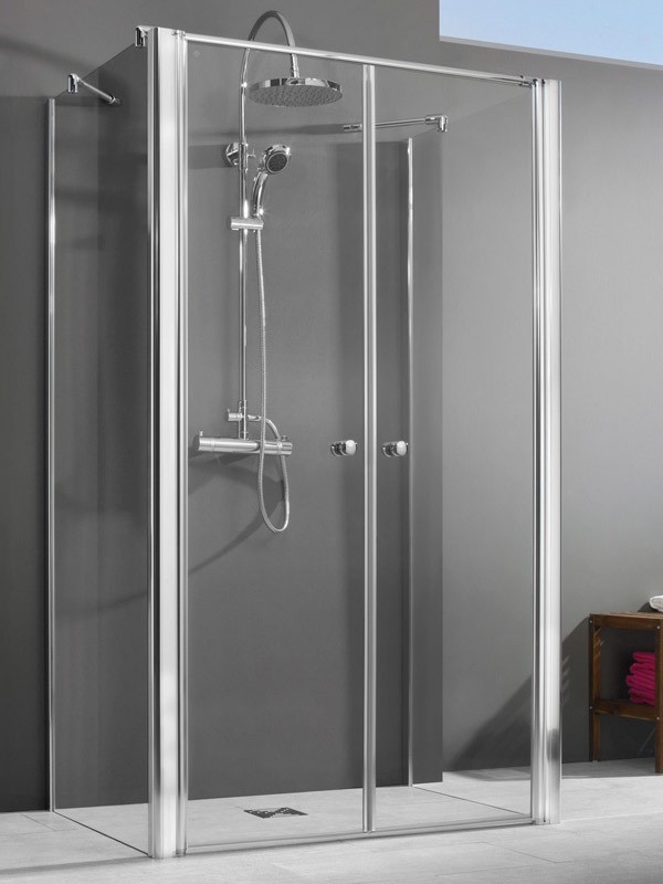 Produktbilder Breuer Elana 6 U-Duschkabine Pendeltür mit zwei Seitenwänden
