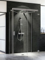 Breuer Panorama U-Duschkabine Schiebetür mit 2 Seitenwänden, teilgerahmt Bild 1