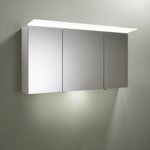 Burgbad Sys30 Spiegelschrank | horizontale LED-Aufsatzleuchte