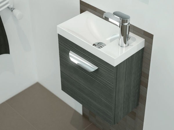 Produktbilder CreativBad FUN.line Waschtisch mit Waschtischunterschrank Gästebad