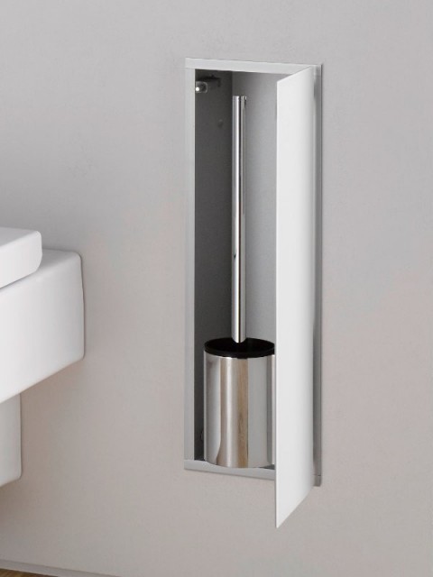 Emco asis - Toilettenbürstengarnitur-Modul - Unterputzmodell | Höhe 497 mm