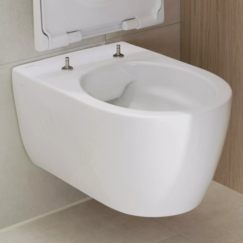 Geberit Icon Wand-WC-Set mit Deckel, Duofix-Vorwandelement und Betätigungsplatte Bild 2