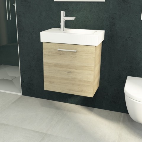 Geberit iCon Handwaschbecken mit Ablagefläche 530 mm mit Waschtischunterschrank | 1 Tür