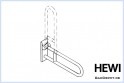 HEWI Serie 805 Classic Stützklappgriff Bild 3