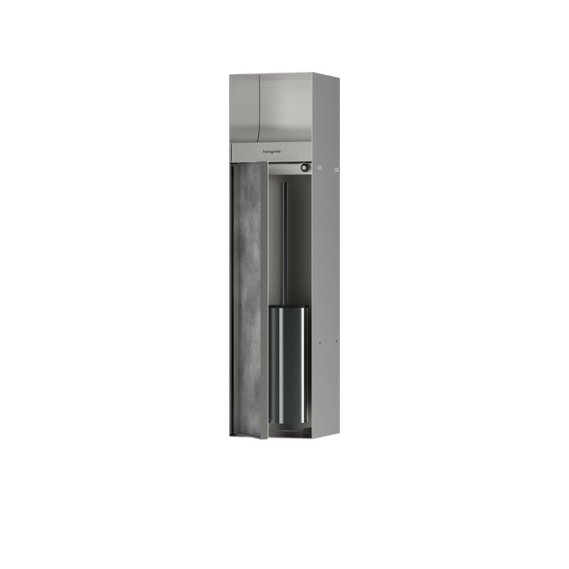 Produktbilder Hansgrohe XtraStoris Einbau Toilettenbürstenhalter mit Papierhalter und befliesbarer Tür