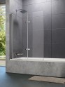 Hüppe Design pure Schwingfalttür für Badewanne 2-teilig Bild 1