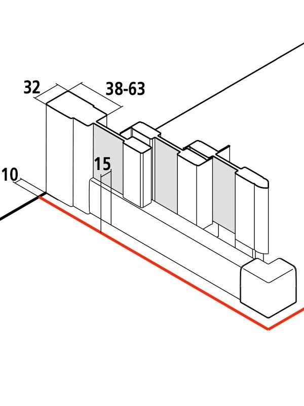 Kermi Liga Eckeinstieg-Duschkabine Gleittür E3 mit Magnetführung Bild 9
