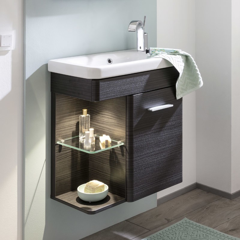 Produktbilder Lanzet K8 Gästebad Waschtisch mit Waschtischunterschrank