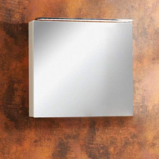 Lanzet Spiegelschrank mit Aufsatzleuchte L5 Gästebad