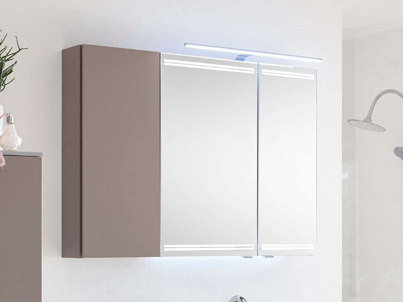 Pelipal Pcon Spiegelschrank mit LEDplus-Beleuchtung in den Türen oben und unten Bild 8