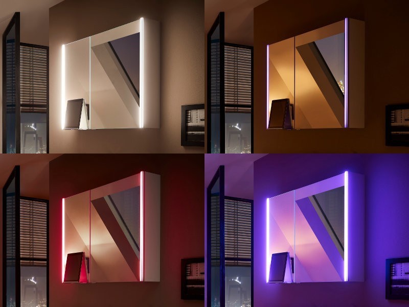 Pelipal Pcon Spiegelschrank mit seitlichem LEDrelax-Lichtprofil Bild 3