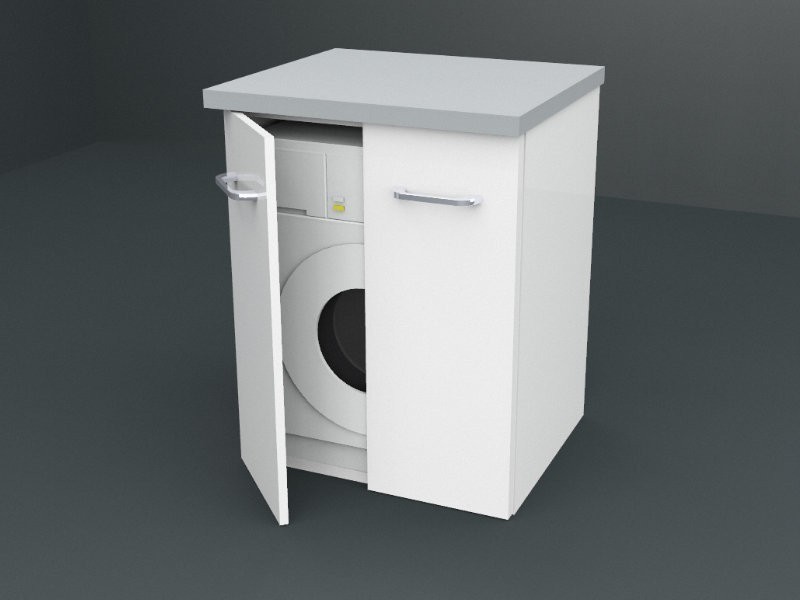 Produktbilder Pelipal Pcon Waschmaschinenumbau | 2 Türen | für Waschtischplatte gerade