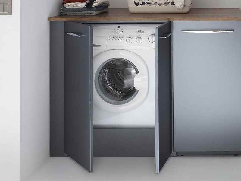 Pelipal Pcon Waschmaschinenumbau | 2 Türen | für Waschtischplatte gerade Bild 6