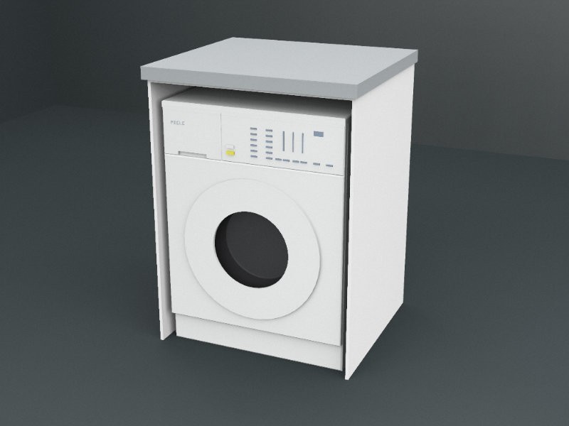 Pelipal Pcon Waschmaschinenumbau | für Waschtischplatte gerade Bild 1