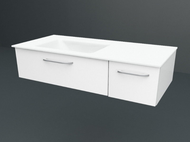 Produktbilder Pelipal Pcon Waschtischunterschrank | 2 Auszüge nebeneinander | gerade