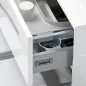Pelipal Serie 6110 Doppel-Waschtisch mit Unterschrank 1210 mm | 2 Auszüge inkl. Raumsparsiphon Bild 2