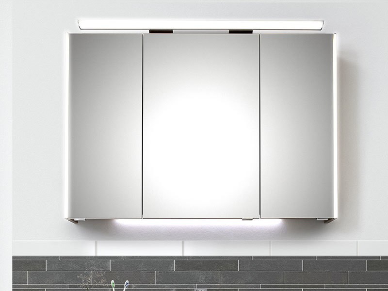 Pelipal Spiegelschrank Serie 10, 820 mm | Mit LEDplus Aufsatzleuchte Bild 6