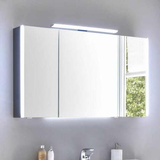 Pelipal Spiegelschrank Serie 10, 820 mm | Mit LEDplus Aufsatzleuchte