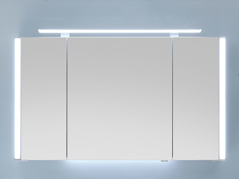 Pelipal Spiegelschrank Serie 26 | Mit seitlichem Lichtprofil u. LED-Aufsatzleuchte Bild 5
