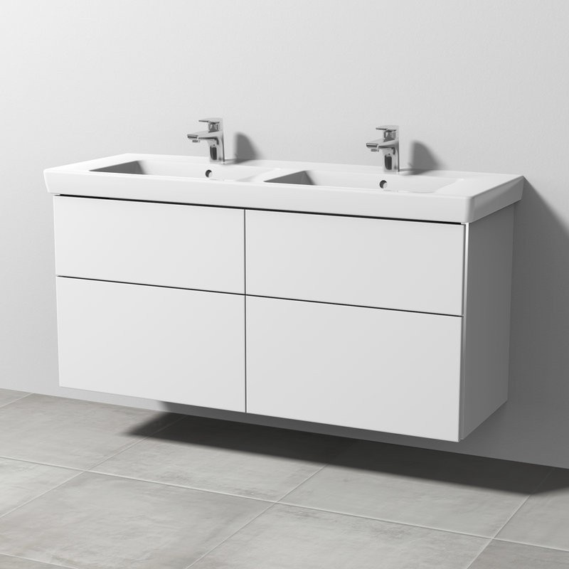 Produktbilder Sanipa 3way Waschtischunterschrank für Villeroy & Boch Subway 2.0 Doppelwaschtisch | 4 Auszüge