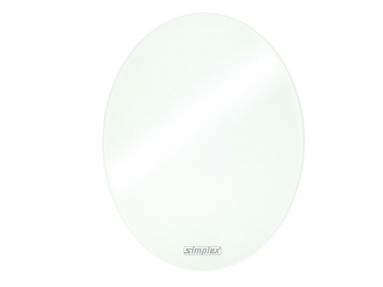 Simplex Design-Blende Glas oval