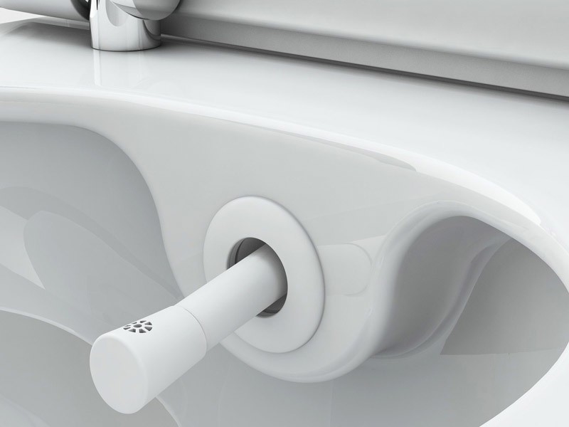 TECEone WC-Keramik Set mit Duschfunktion | Kaltwasser | Inkl. WC-Sitz Bild 3
