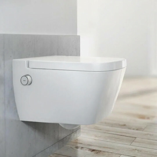 TECEone WC-Keramik Set mit Duschfunktion | Kaltwasser | Inkl. WC-Sitz