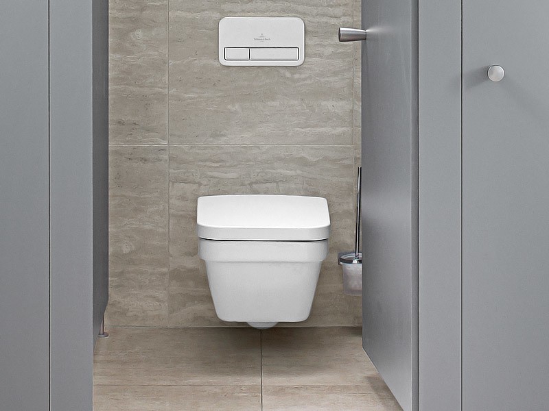 Villeroy & Boch Architectura Wand-WC spülrandlos Combi-Pack eckig Bild 5