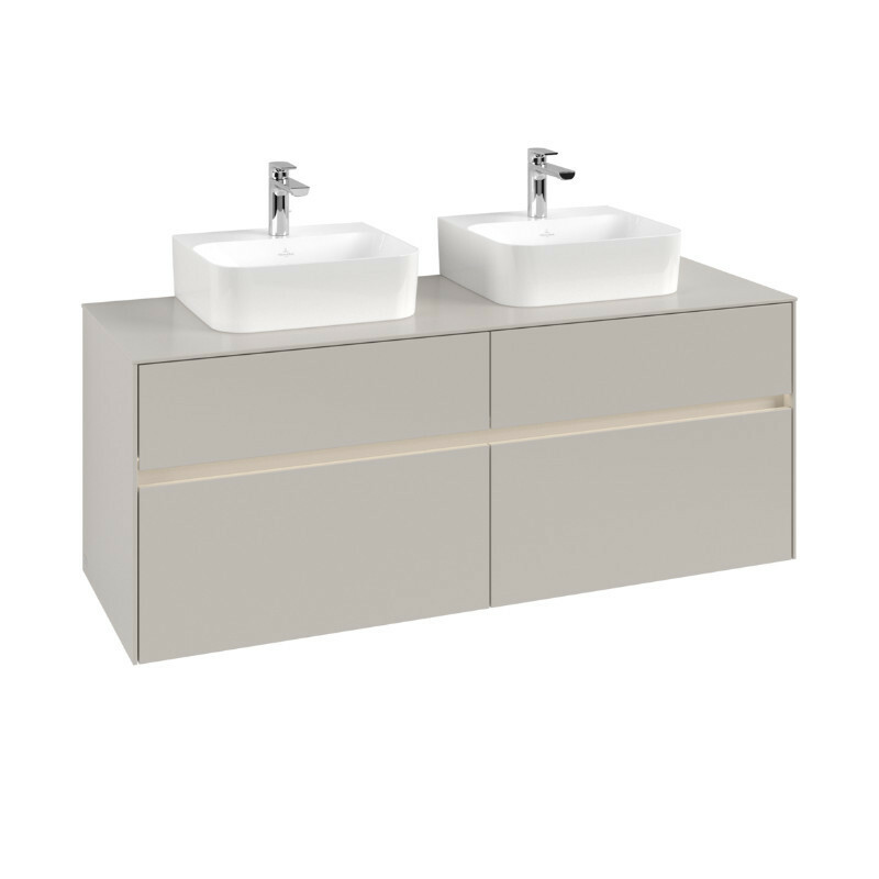 Produktbilder Villeroy & Boch Collaro Waschtisch­unterschrank | für 2 Aufsatzecken | Breite 1400 mm
