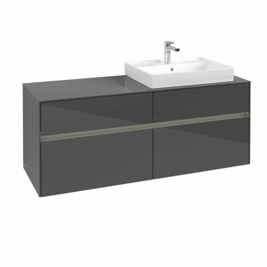 Villeroy & Boch Collaro Waschtisch­unterschrank | für Aufsatzecken rechts | Breite 1400 mm