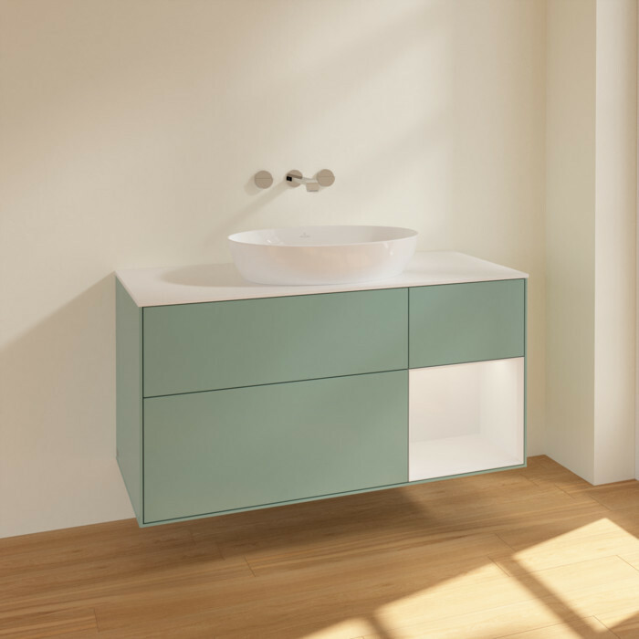 Villeroy & Boch Finion Waschtischunterschrank für Aufsatzbecken | Regal rechts | Breite 1200 mm Bild 2