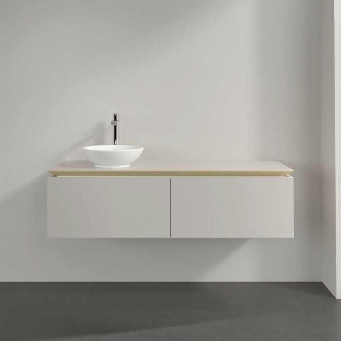 Villeroy & Boch Legato Waschtischunterschrank für ein Waschbecken L | 2 Auszüge | Breite 1400 mm Bild 4