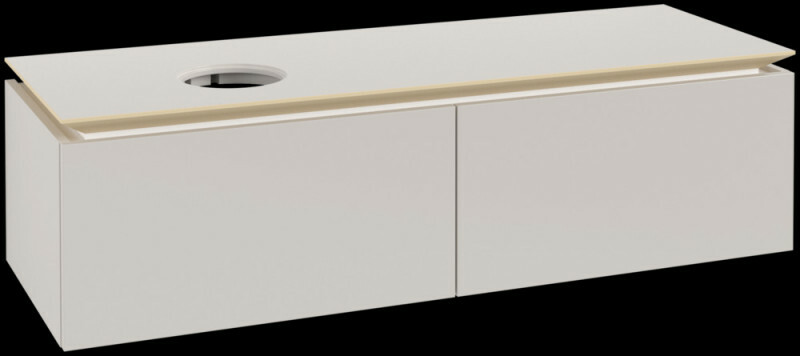Villeroy & Boch Legato Waschtischunterschrank für ein Waschbecken L | 2 Auszüge | Breite 1400 mm Bild 8