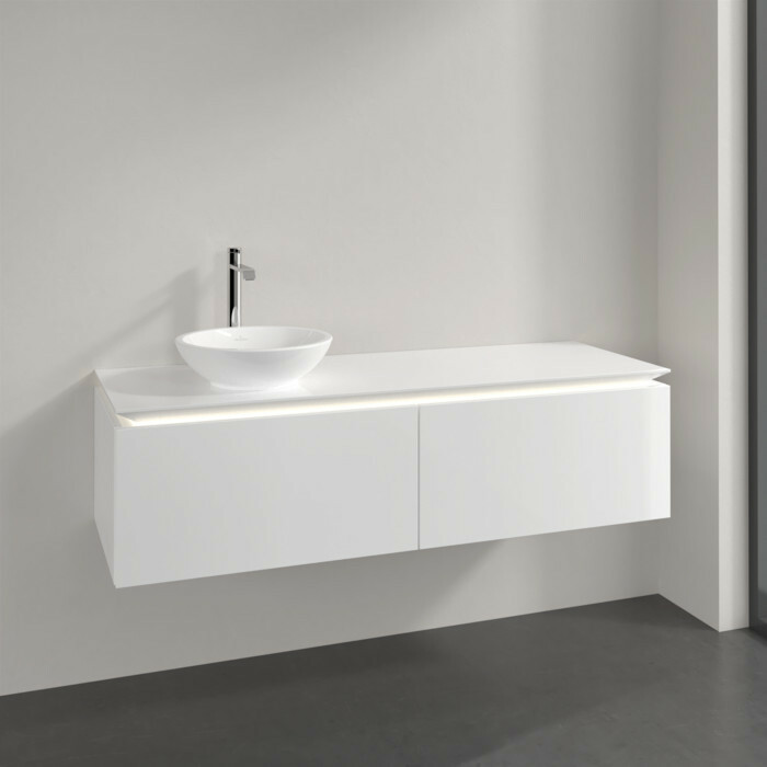 Villeroy & Boch Legato Waschtischunterschrank für ein Waschbecken L | 2 Auszüge | Breite 1400 mm Bild 9