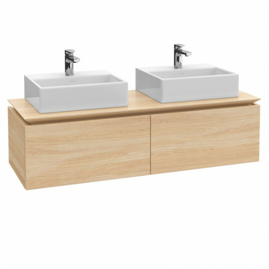 Villeroy & Boch Legato Waschtischunterschrank für zwei Memento Waschbecken | Breite 1400 mm