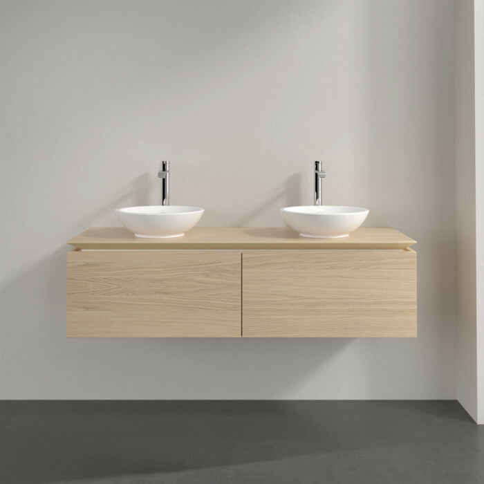 Villeroy & Boch Legato Waschtischunterschrank für zwei Waschbecken | 2 Auszüge | Breite 1400 mm Bild 4