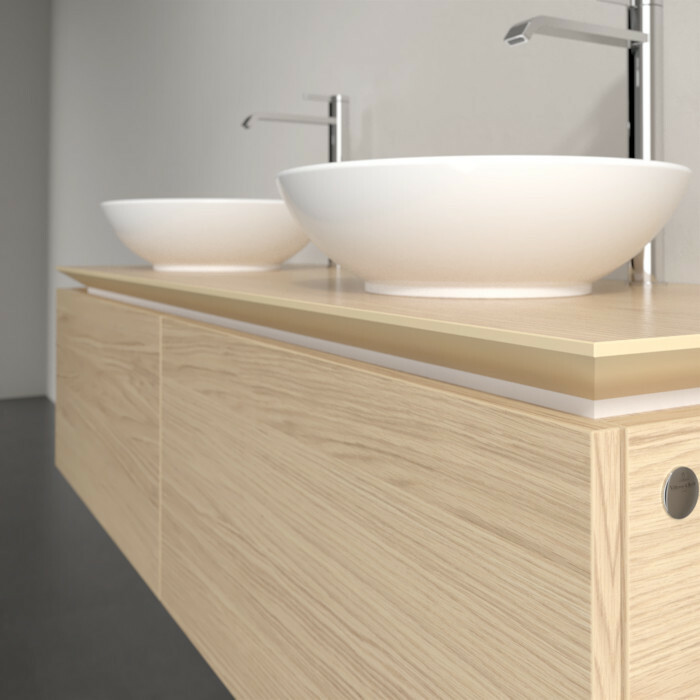 Villeroy & Boch Legato Waschtischunterschrank für zwei Waschbecken | 2 Auszüge | Breite 1400 mm Bild 6