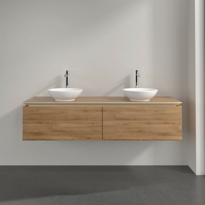 Villeroy & Boch Legato Waschtischunterschrank für zwei Waschbecken | 2 Auszüge | Breite 1600 mm Bild 5