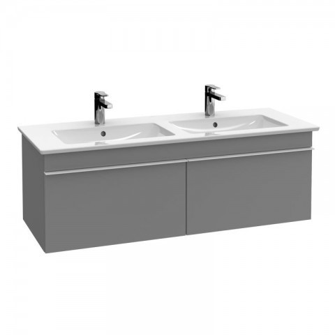 Villeroy & Boch Venticello Waschtischunterschrank für Doppelwaschtisch | 1300 mm | Höhe 420 mm